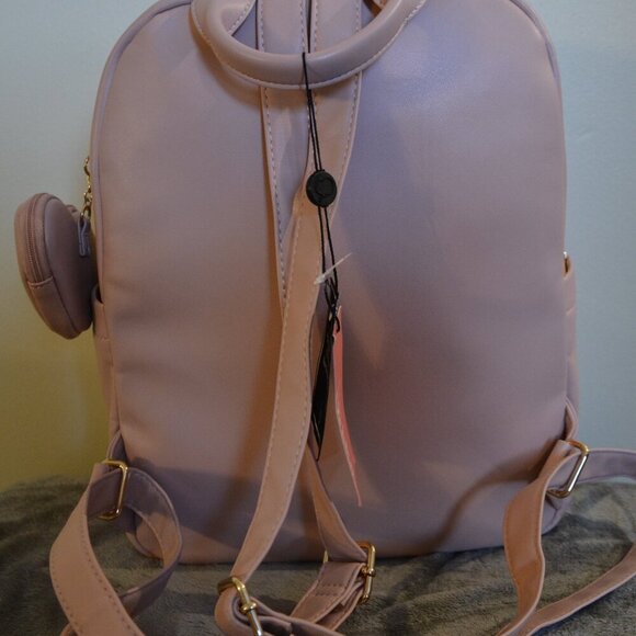 Crush Embossing Heart Quilted Backpack main image 7